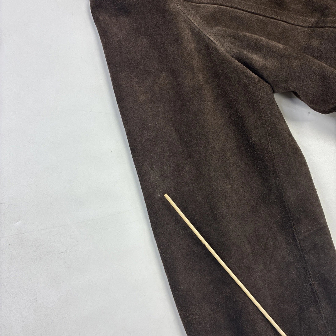 GAP Leather Suede Coat Jacket Size Medium Brown