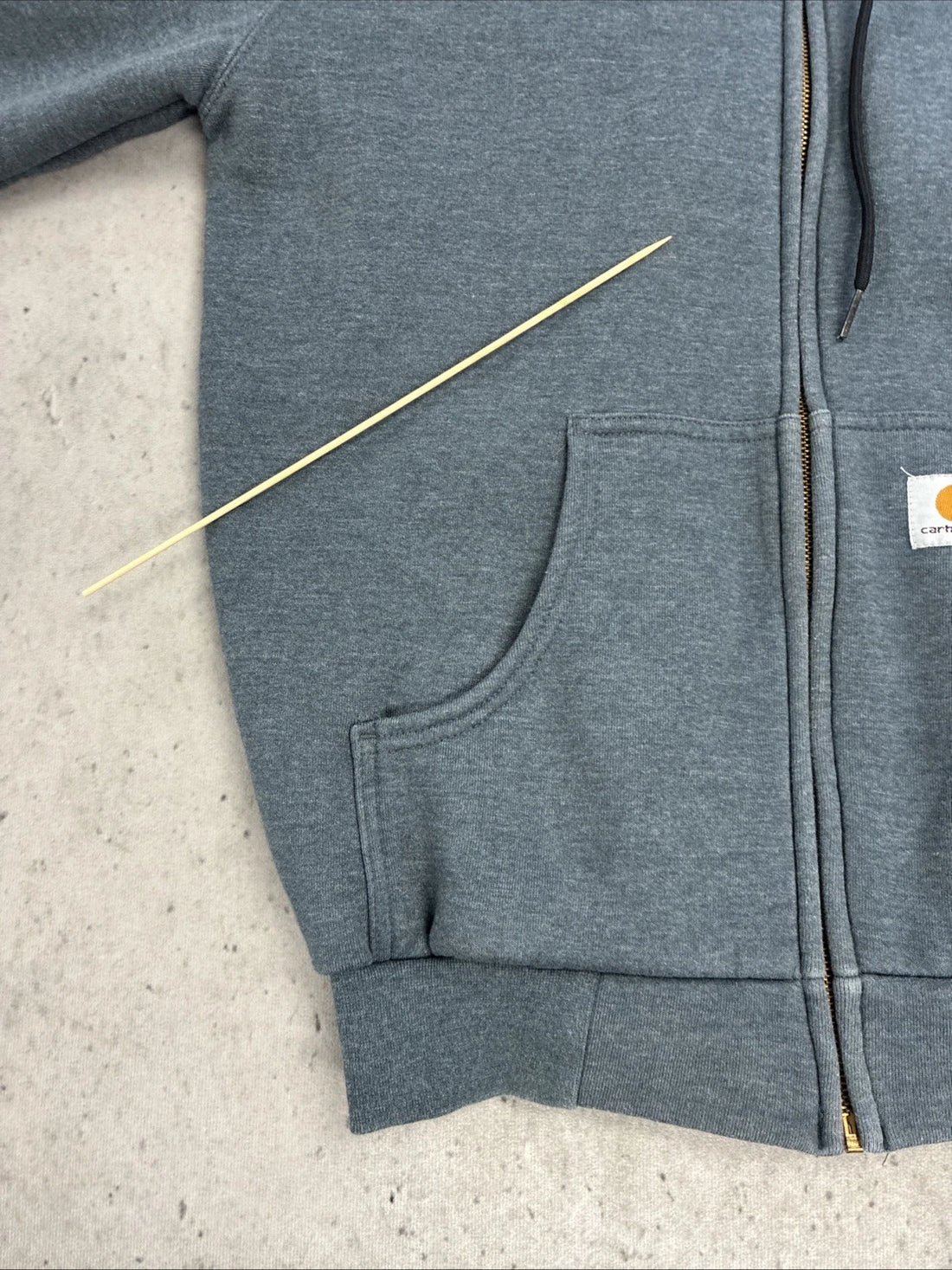 Vintage Carhartt Thermal Lined Sweatshirt Hoodie Size Small