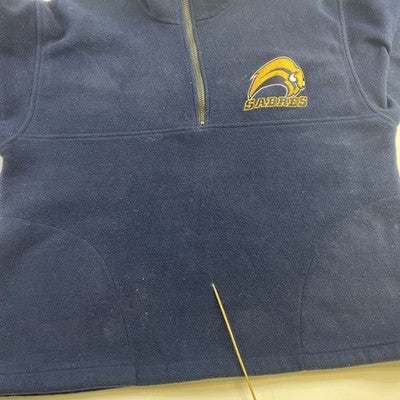 Vintage Buffalo Sabres Fleece Jacket Size Large NHL