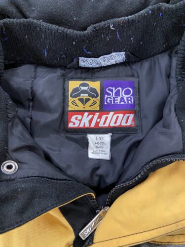 Vintage Ski-Doo Sno Gear Bombardier Snowmobile Racing Jacket Size Large