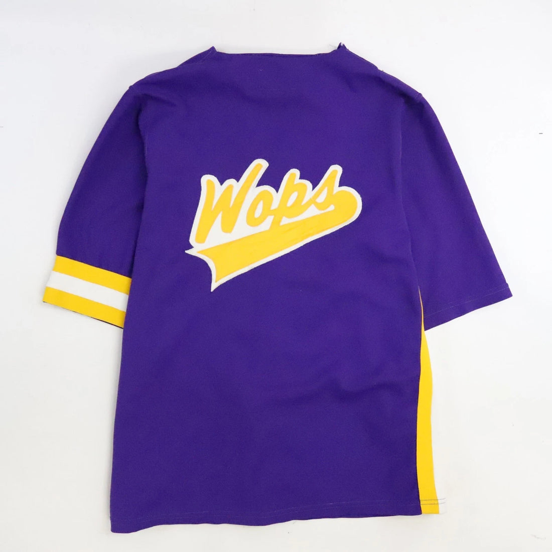 Vintage Wops Baseball Jersey Size XL Purple