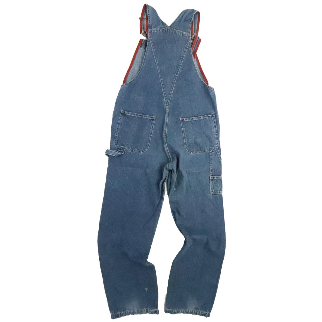 Nautica Denim Overalls Size Medium Blue