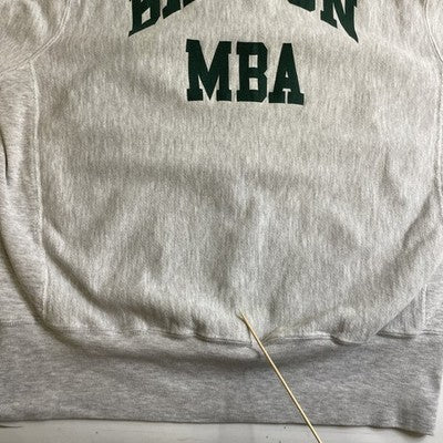 Vintage Babson MBA Champion Reverse Weave Crewneck Sweatshirt Size XL 90s