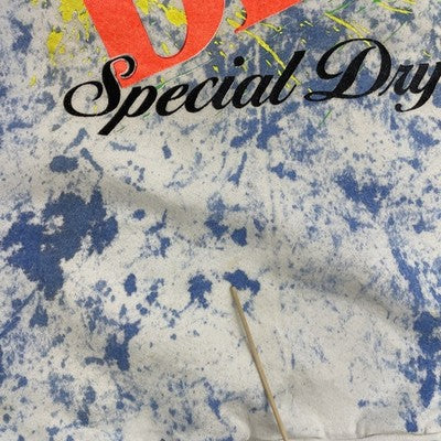 Vintage Molson Dry Tie Dye Crewneck Sweatshirt Size XL Beer Promo