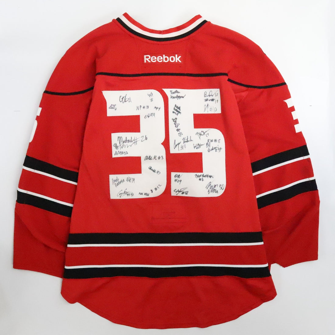 White Hawks Reebok Authentic Hockey Jersey Size 58 Goalie Style