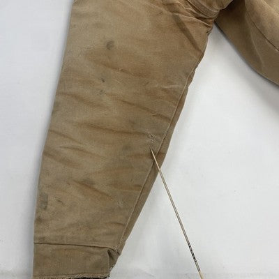 Vintage Tough Duck Canvas Work Jacket Size XL Brown Detroit Style
