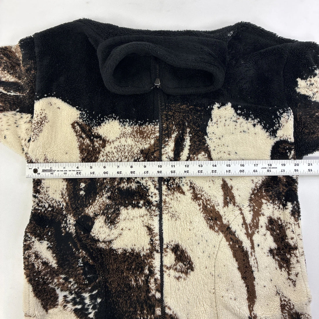 Vintage Wolf Fleece Jacket Size Medium