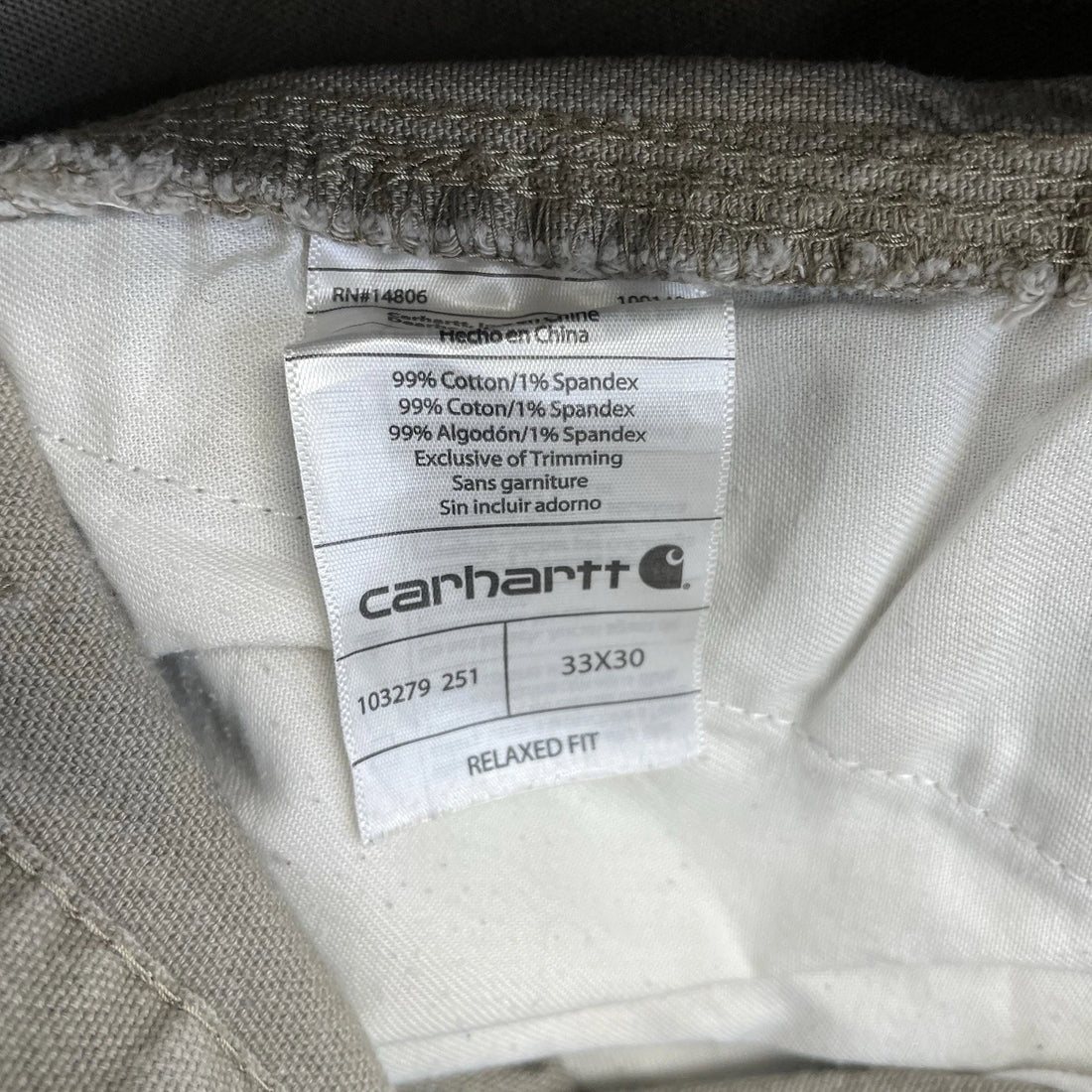 Carhartt Carpenter Work Pants Size 33 X 30