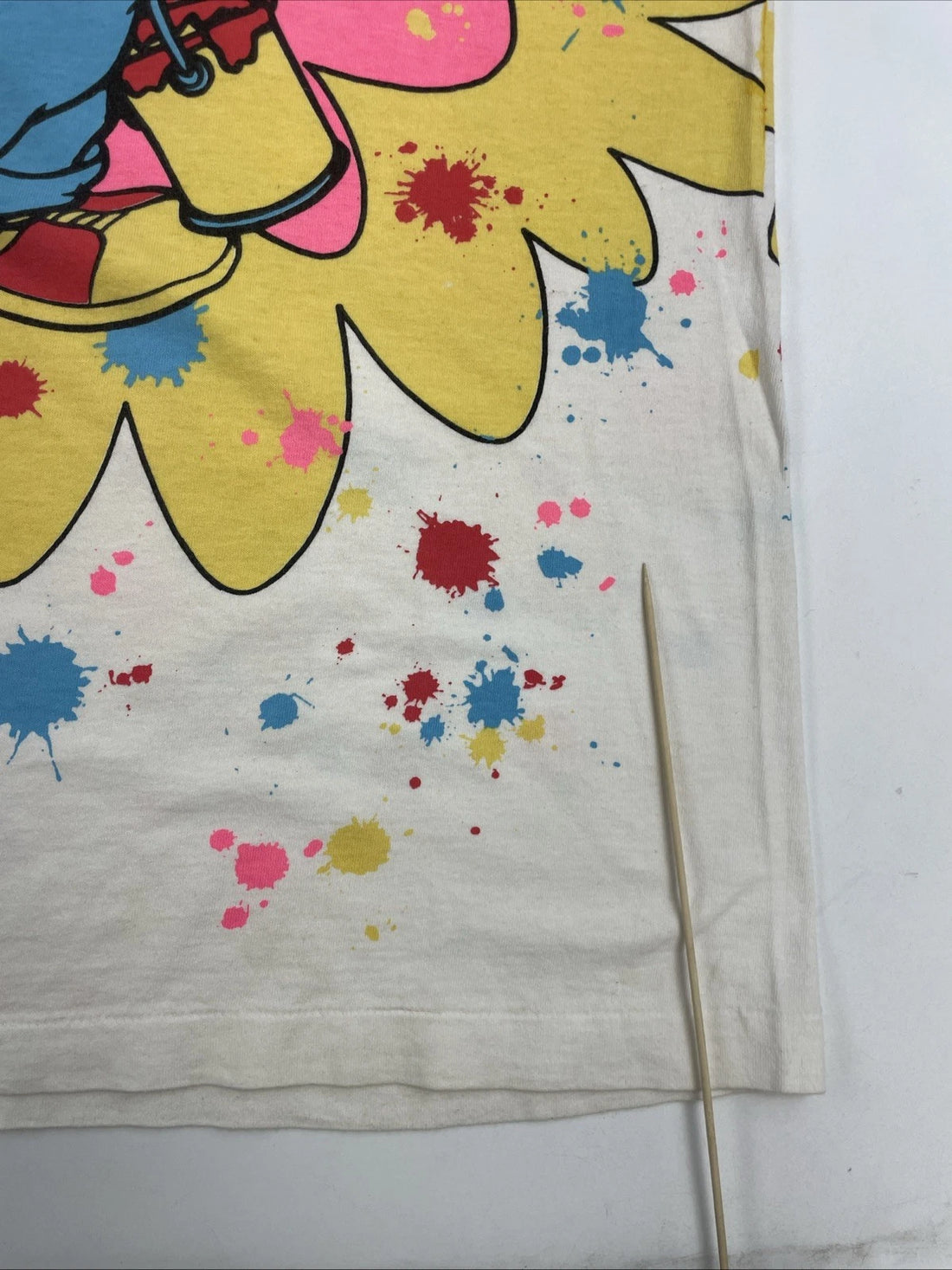 Vintage Mickey Mouse Paint Disney T-Shirt One Size Fits All Over Print