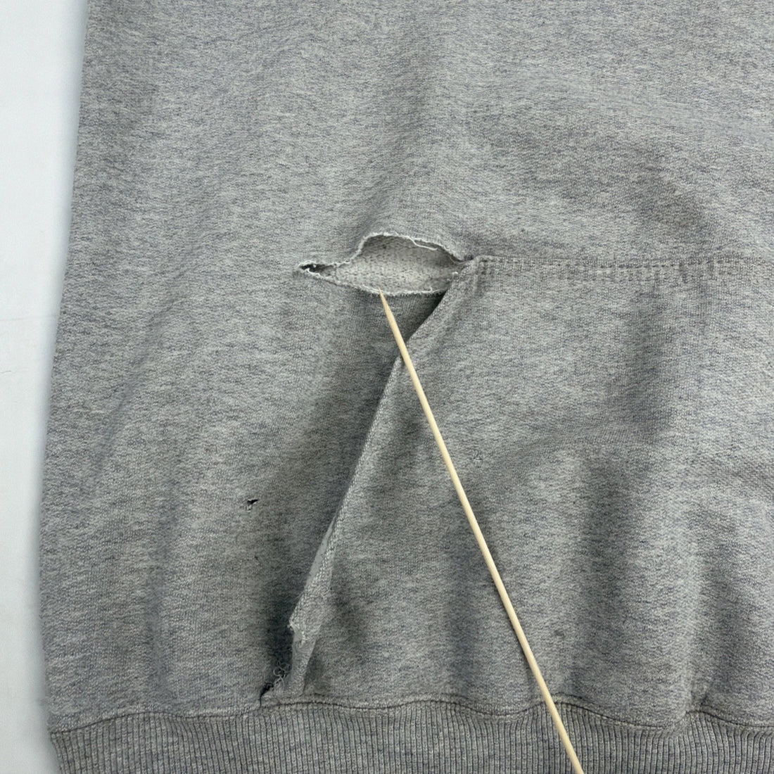 Vintage Nike Sweatshirt Hoodie Size XL Gray Distressed 90s
