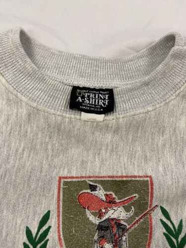 Vintage UNLV Running Rebels Sweatshirt Crewneck Size Large Gray 1999 90s NCAA