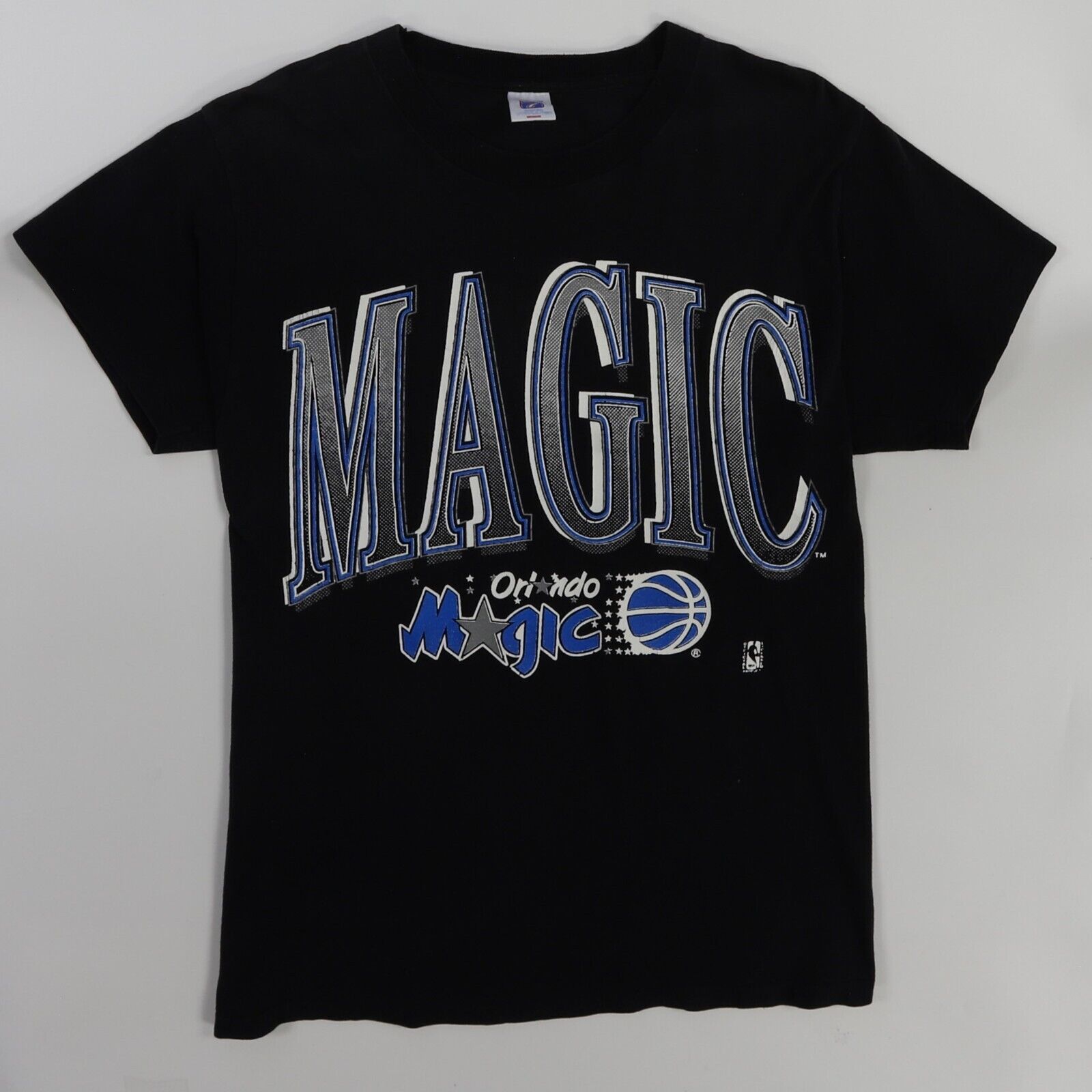 Vintage Orlando Magic Logo 7 T Shirt Size Medium 90s NBA Throwback Vault