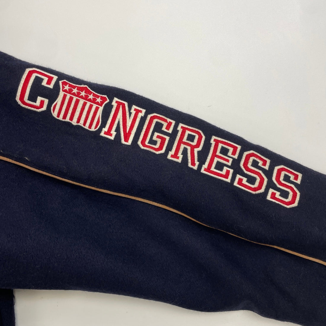 Vintage All American Congress Wool Varisty Jacket Size Large