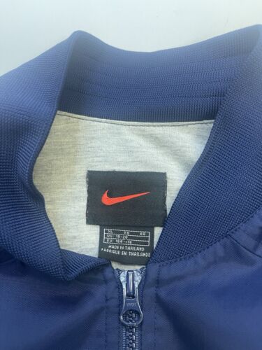 Vintage Nike Windbreaker Light Jacket Size XL Blue