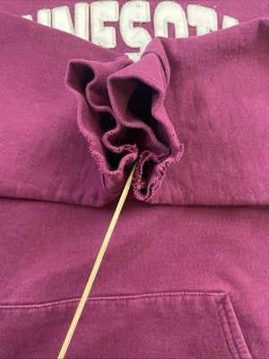 Vintage Minnesota Golden Gophers Sweatshirt Hoodie Size Small NCAA
