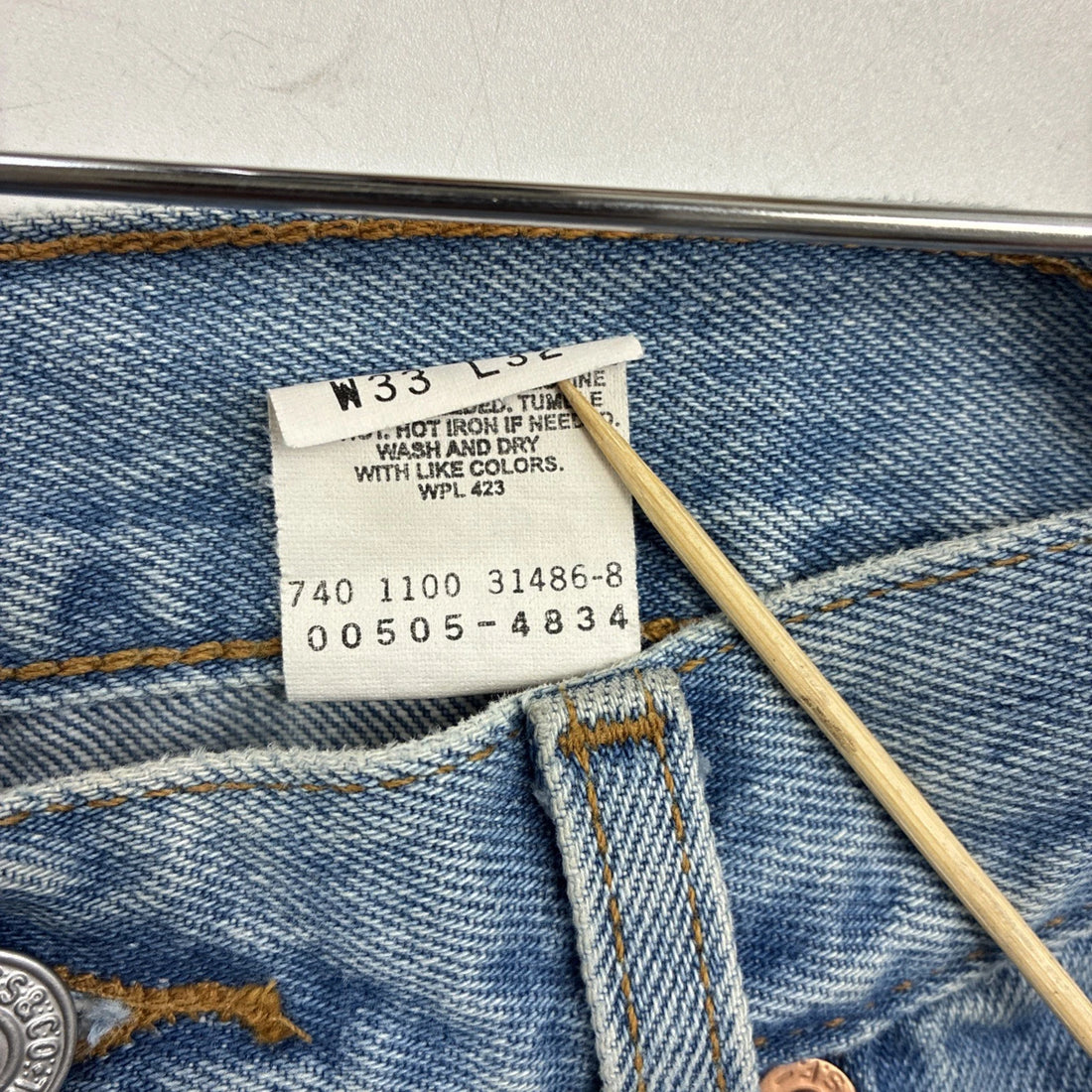 Vintage Levi Strauss & Co 505 Denim Jeans Pants 33 X 32 00505-4834