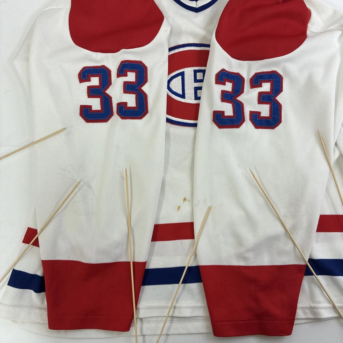 Vintage Montreal Canadiens Patrick Roy CCM Hockey Jersey Size XL 90s NHL
