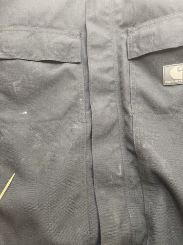 Carhartt Arctic Canvas Work Jacket Size XL Black