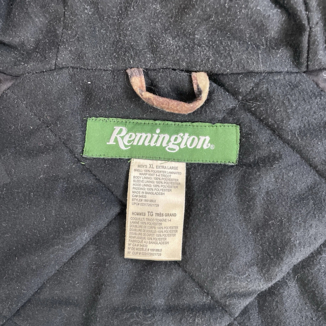 Remington Break Up Infinity Camo Parka Coat Jacket Size XL
