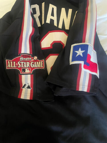 2004 All-Star Game Houston MLB American League Majestic Jersey Youth Medium