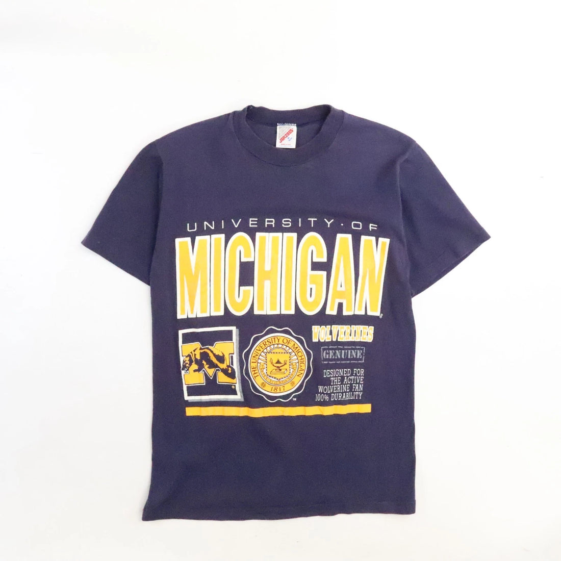 Vintage Michigan Wolverines T-Shirt Size Medium 90s NCAA