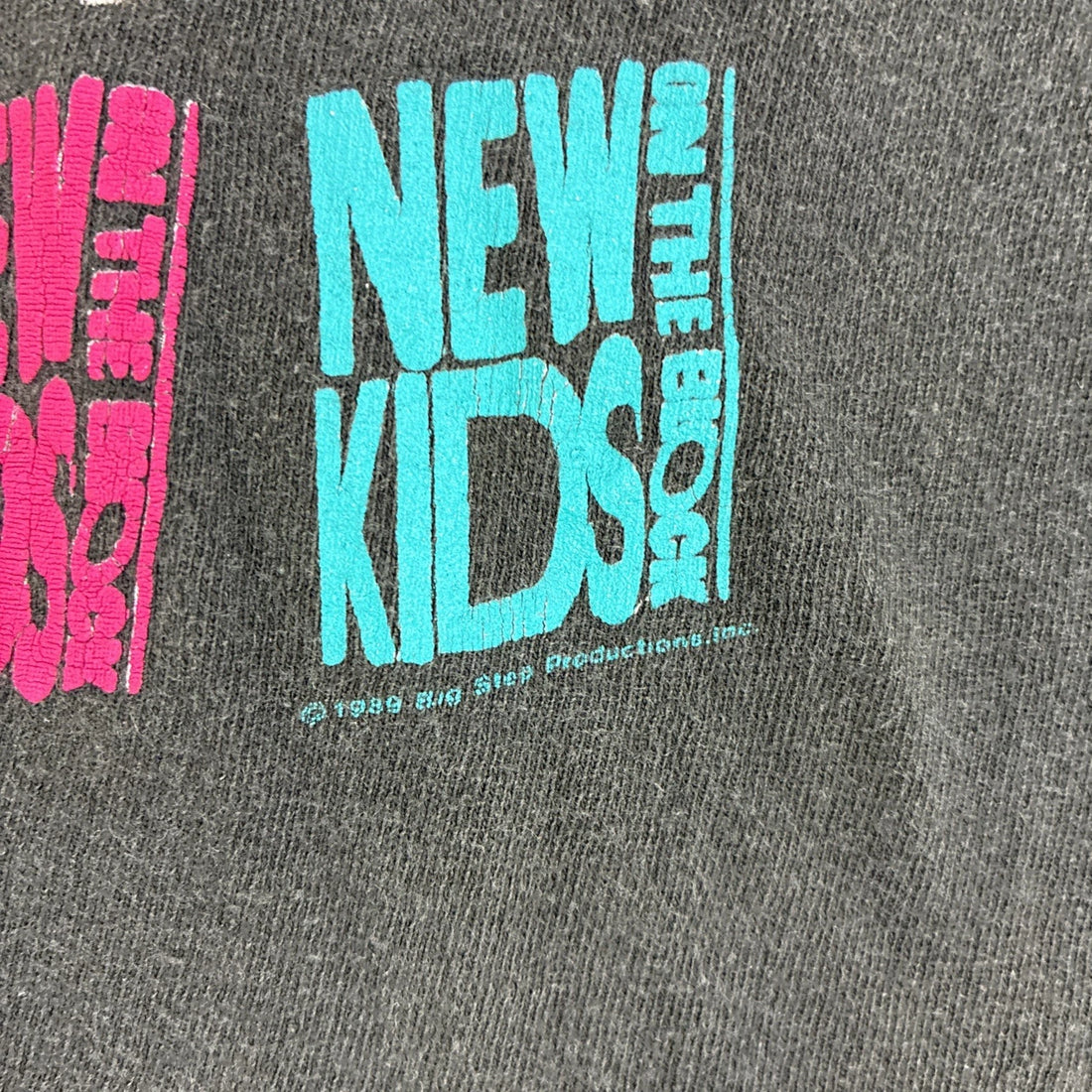 Vintage New Kids On The Block Canada Tour T-Shirt Size Small 1989 80s