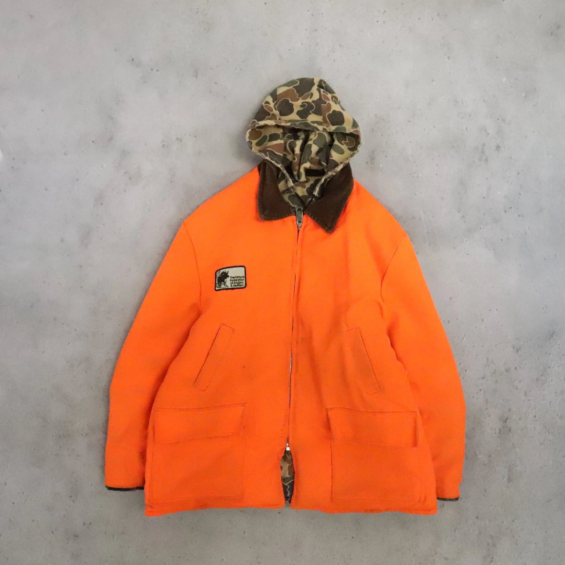 Vintage Duck Camo Hunting Parka Coat Jacket Size 2XL Reversible