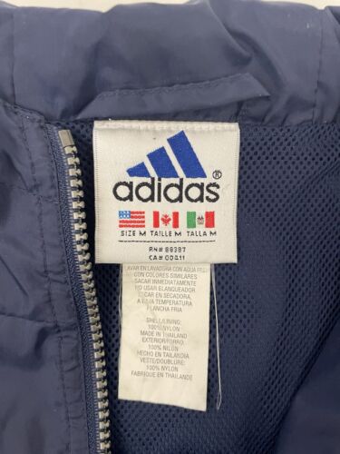 Vintage Adidas Windbreaker Pullover Light Jacket Size Medium