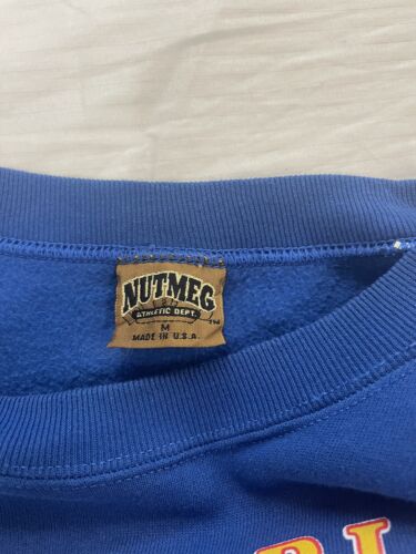 Vintage St Louis Blues Nutmeg Sweatshirt Crewneck Size Medium 1991 90s NHL