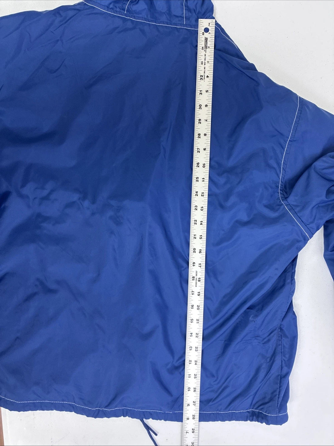 Gap Varsity Pullover Anorak Windbreaker Jacket Size Large Blue