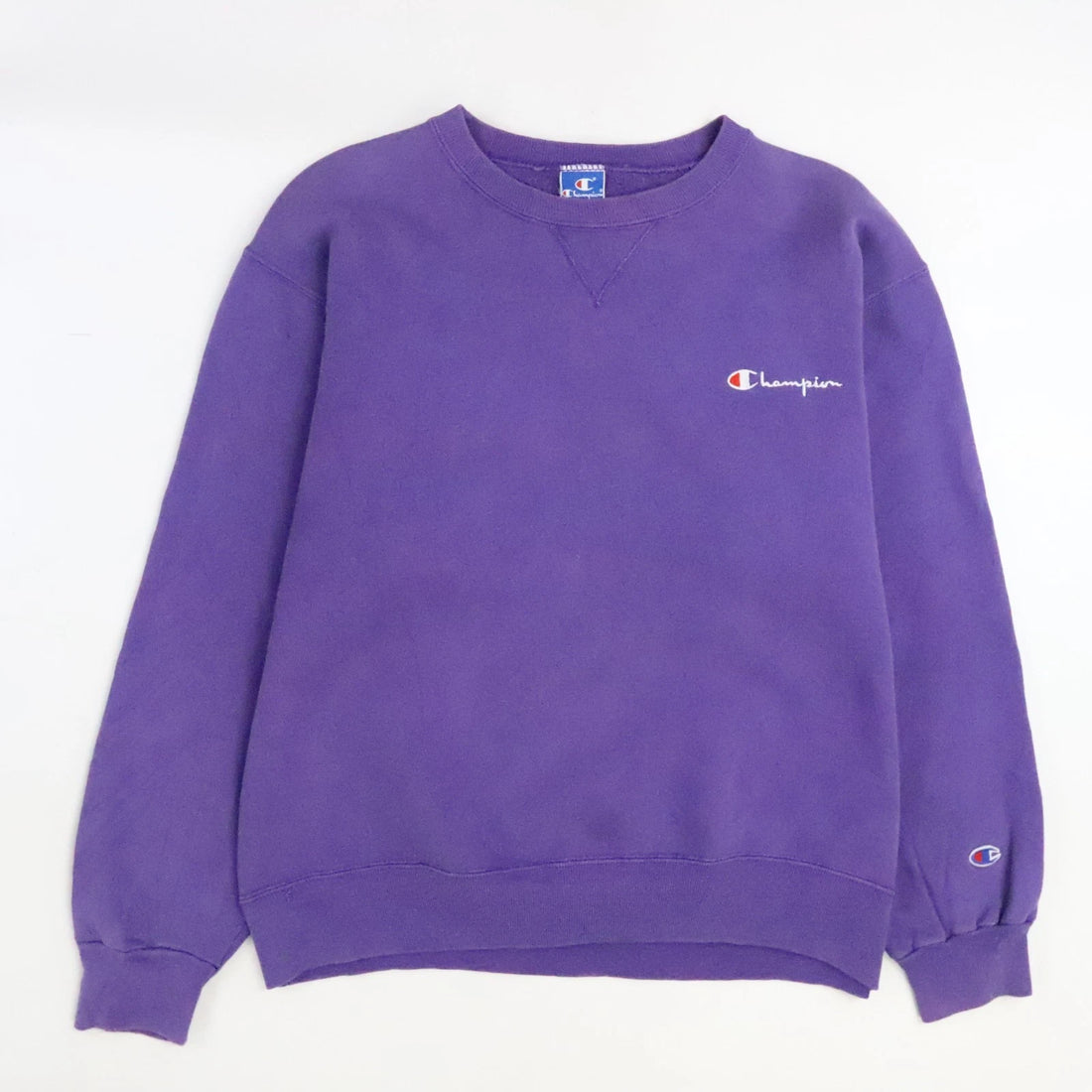 Vintage Champion Crewneck Sweatshirt Size XL Purple 80s