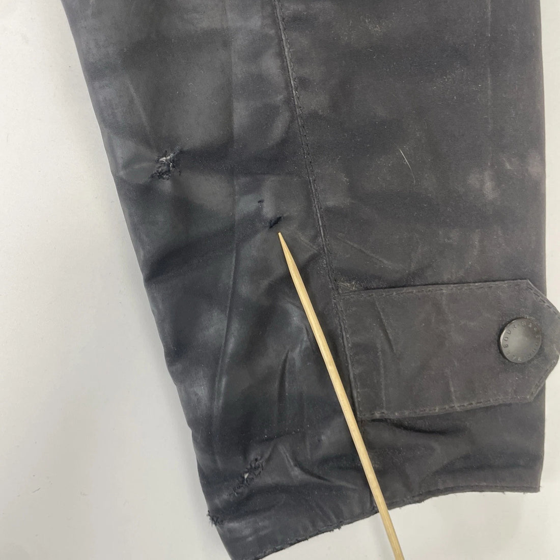 Barbour Sapper Waxed Cotton Coat Jacket Size Medium