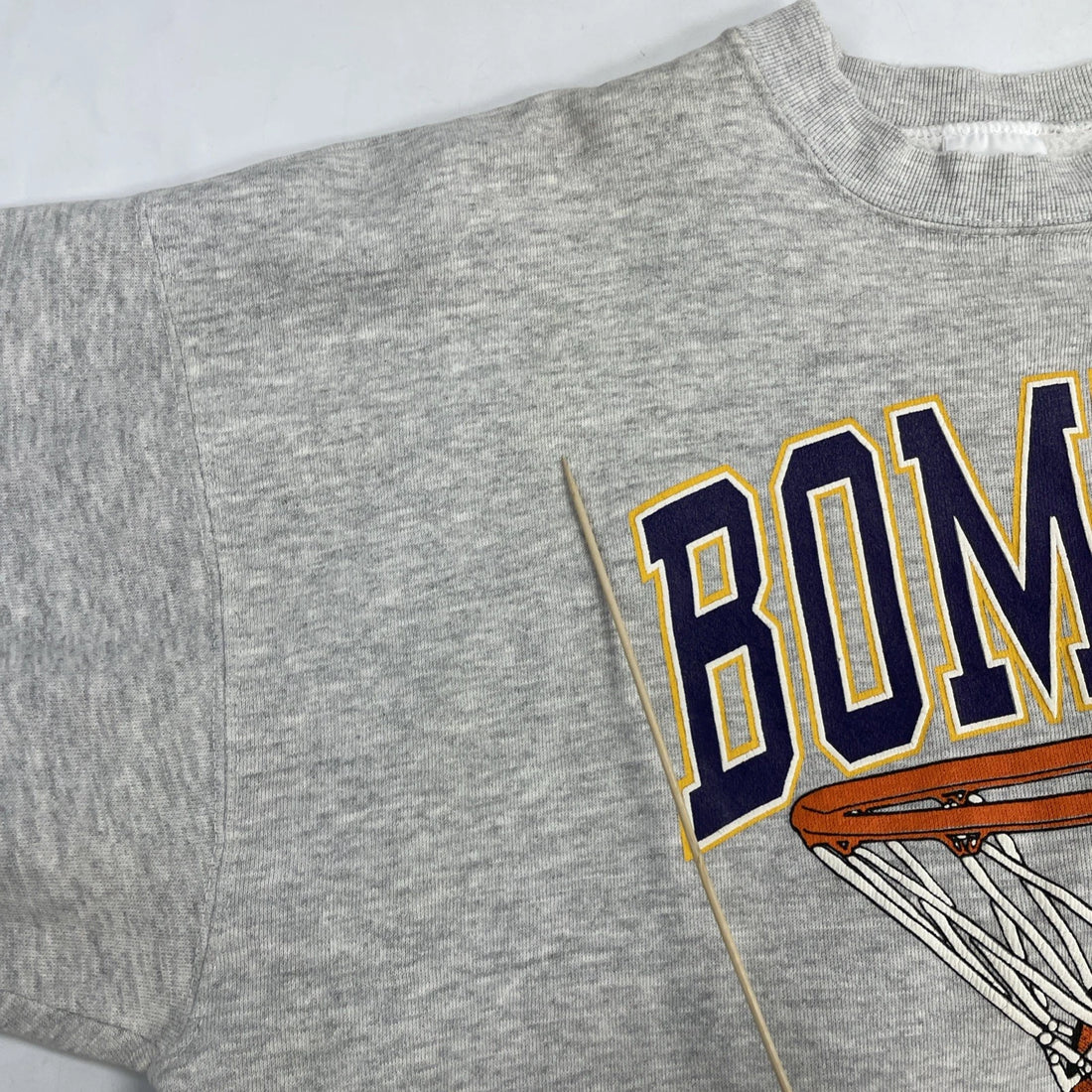 Vintage Bomber Basketball Crewneck Sweatshirt Size 2XL 90s