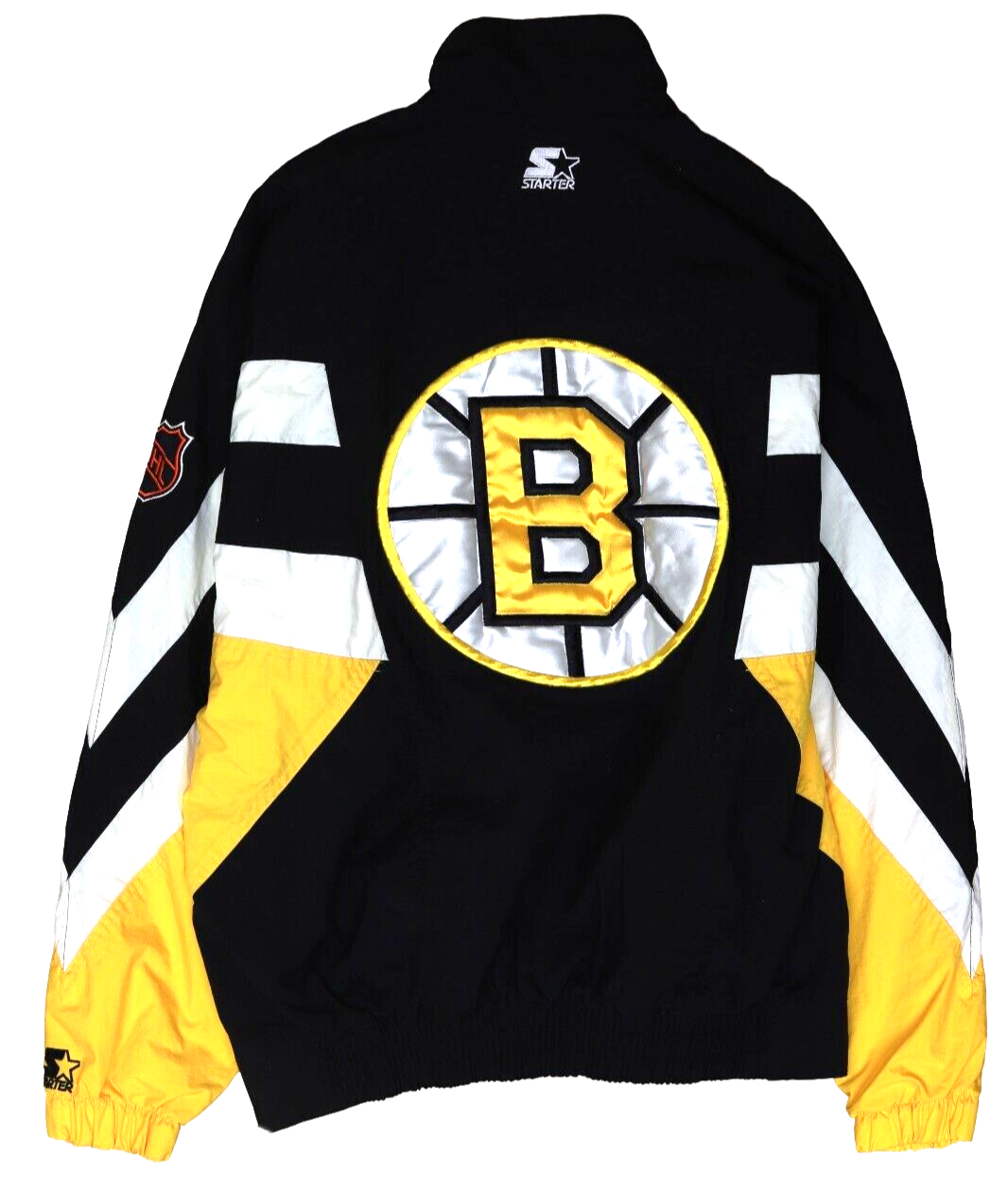Vintage Boston Bruins Starter Windbreaker Light Jacket Size Medium 90s Throwback Vault