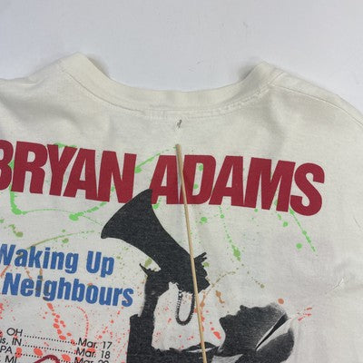 Vintage Bryan Adams Waking Up The Neighbours T-Shirt Size XL 1992 90s