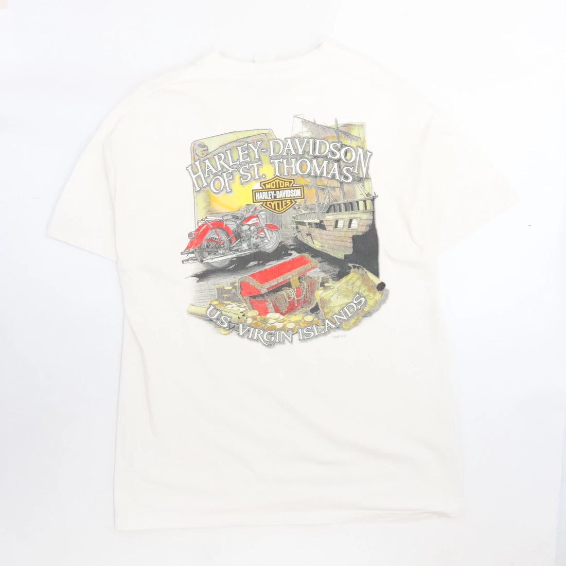 Harley Davidson Motorcycles Eagle T-Shirt Size XL Double Sided