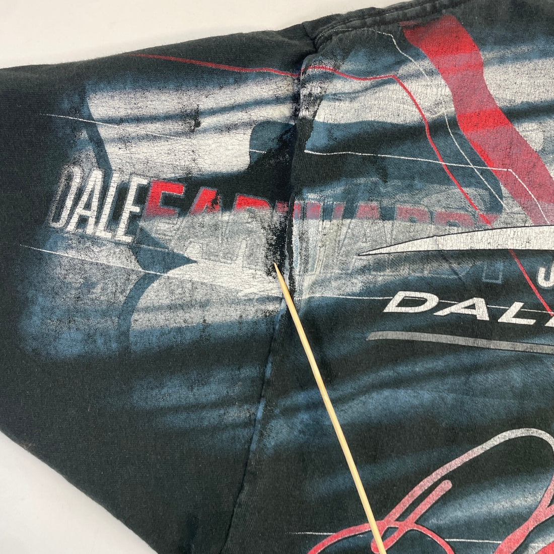 Vintage Dale Earnhardt Jr Put On Your Game Face Racing T-Shirt Large AOP NASCAR