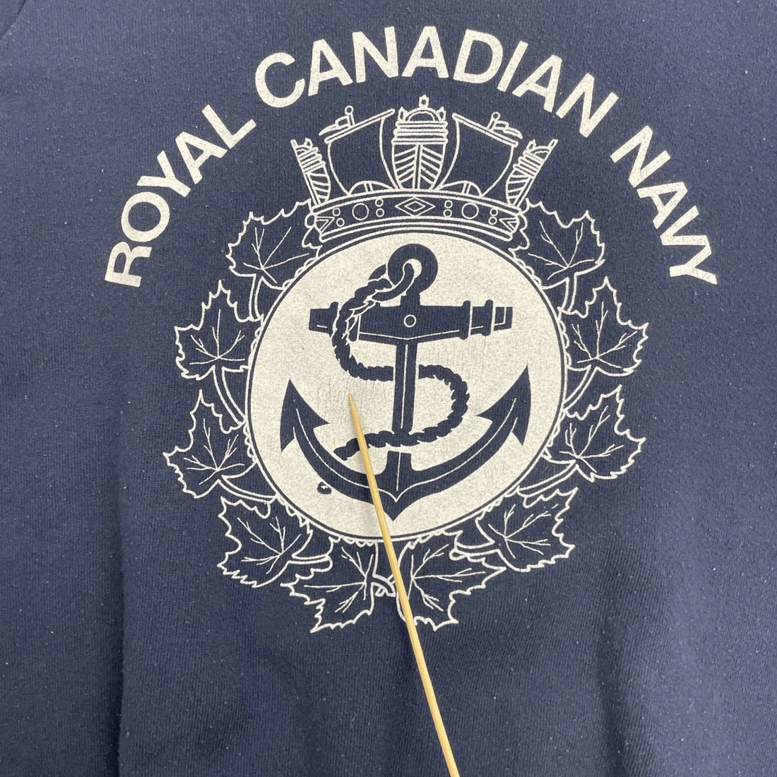 Vintage Royal Canadian Navy Crewneck Sweatshirt Size Large 90s