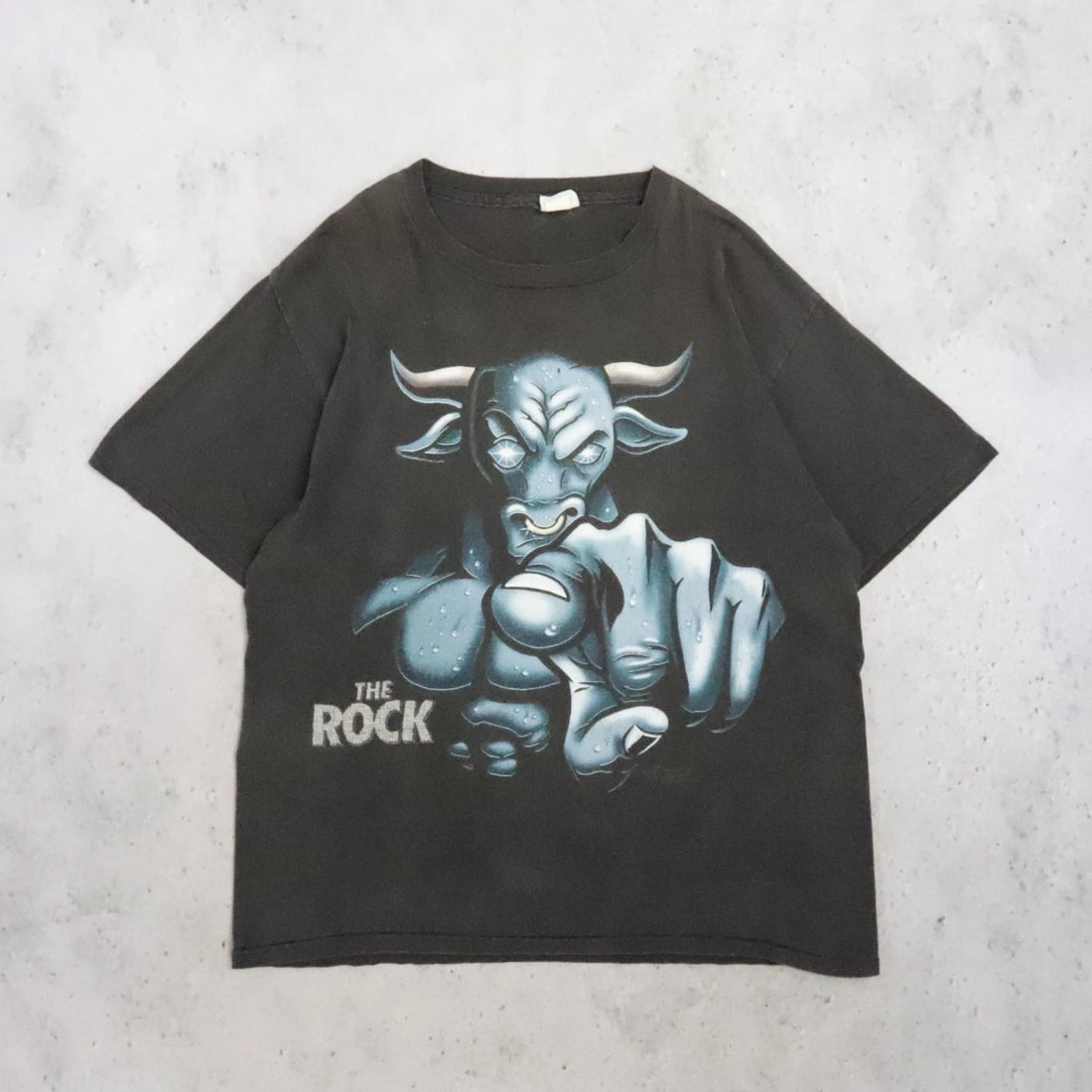 Vintage The Rock U Smell What The Rock Is Cookin Wrestling T-Shirt Size XL WWF