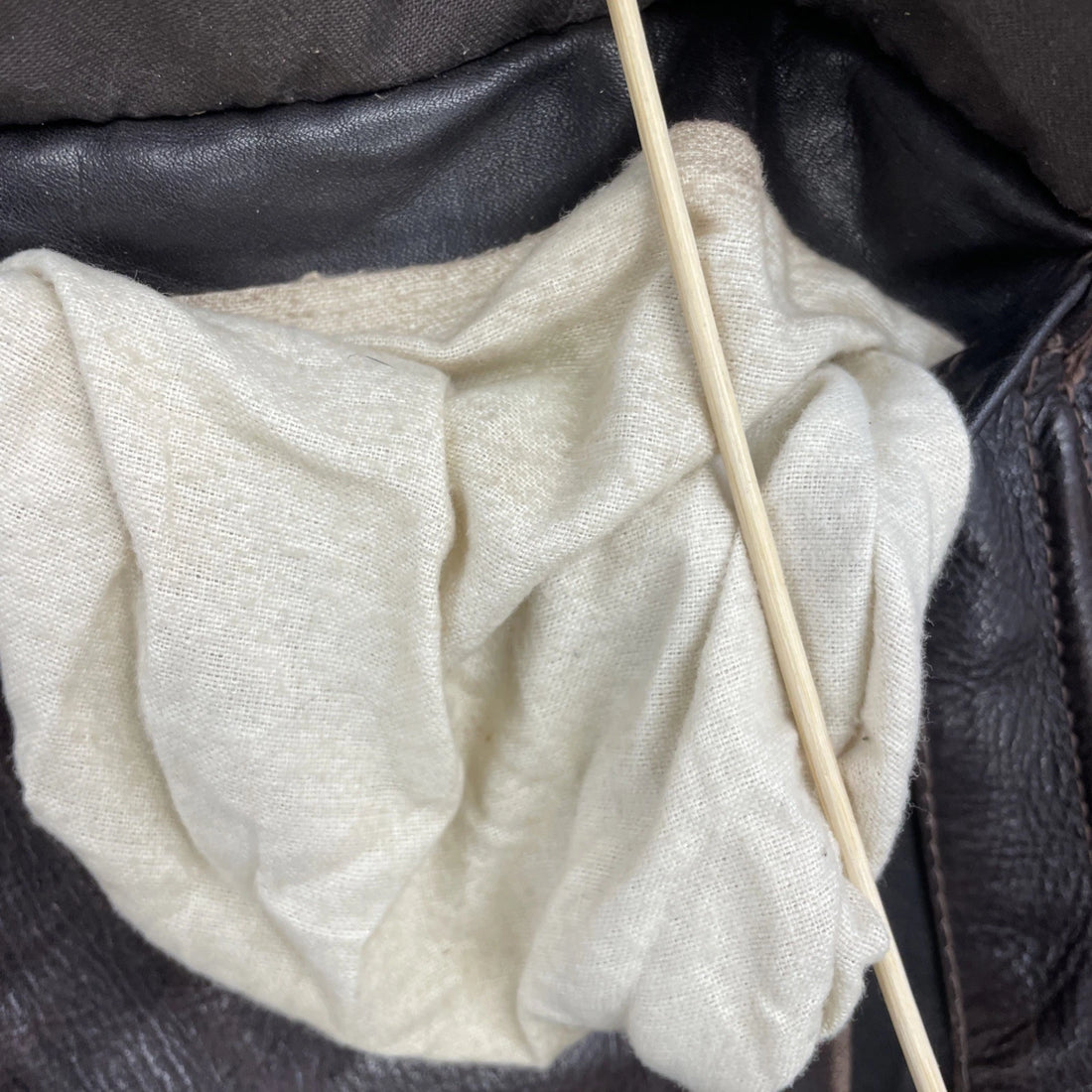 Vintage Schott NYC Leather Bomber Jacket Size 44 Brown