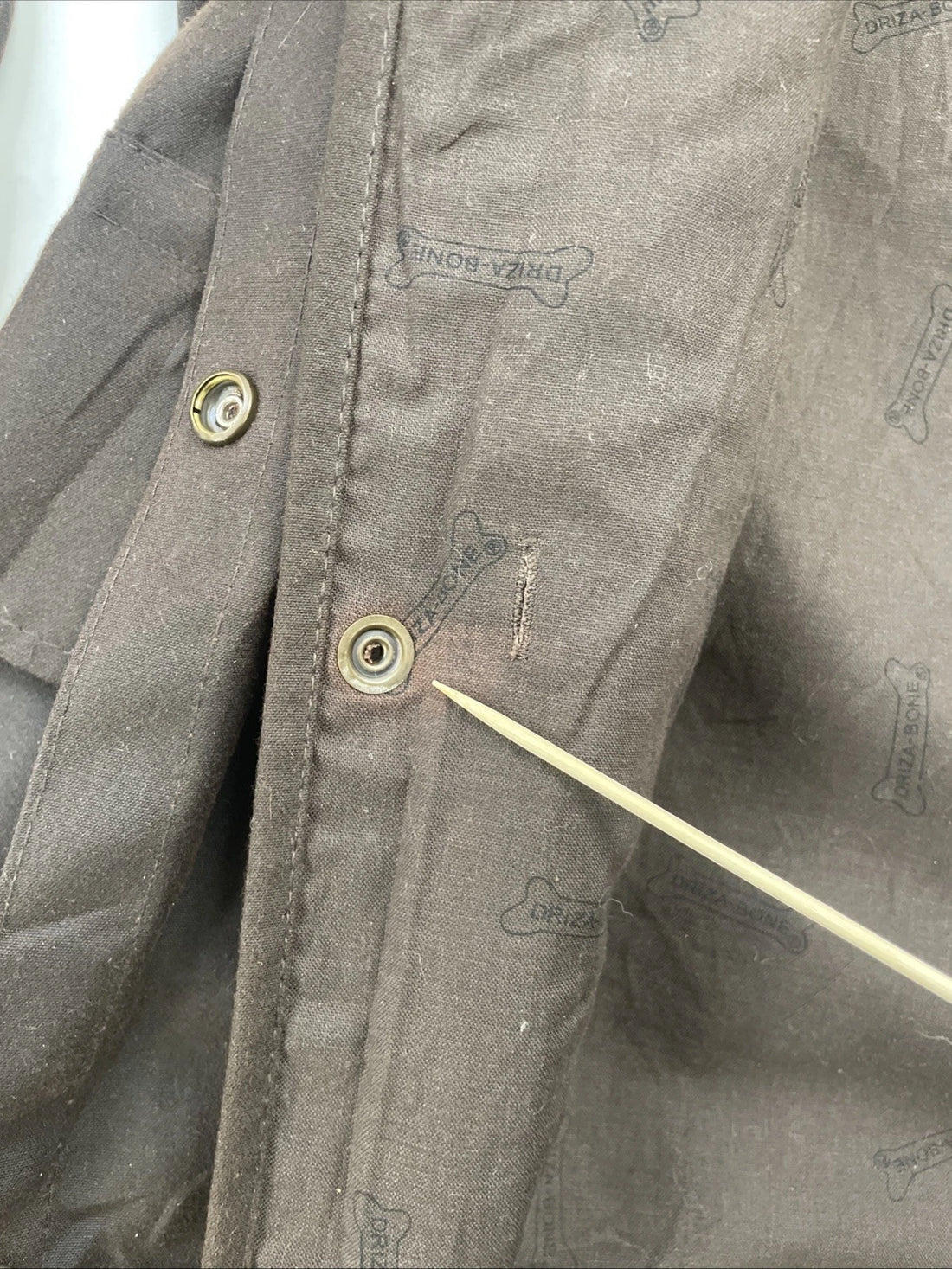 Driza-Bone Waxed Duster Coat Jacket Size Small Brown