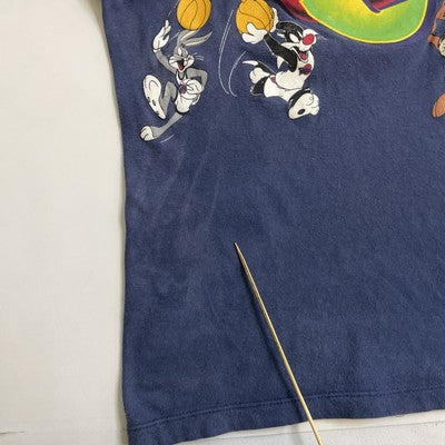 Vintage Space Jam T-Shirt Size Large Looney Tunes 1996 90s