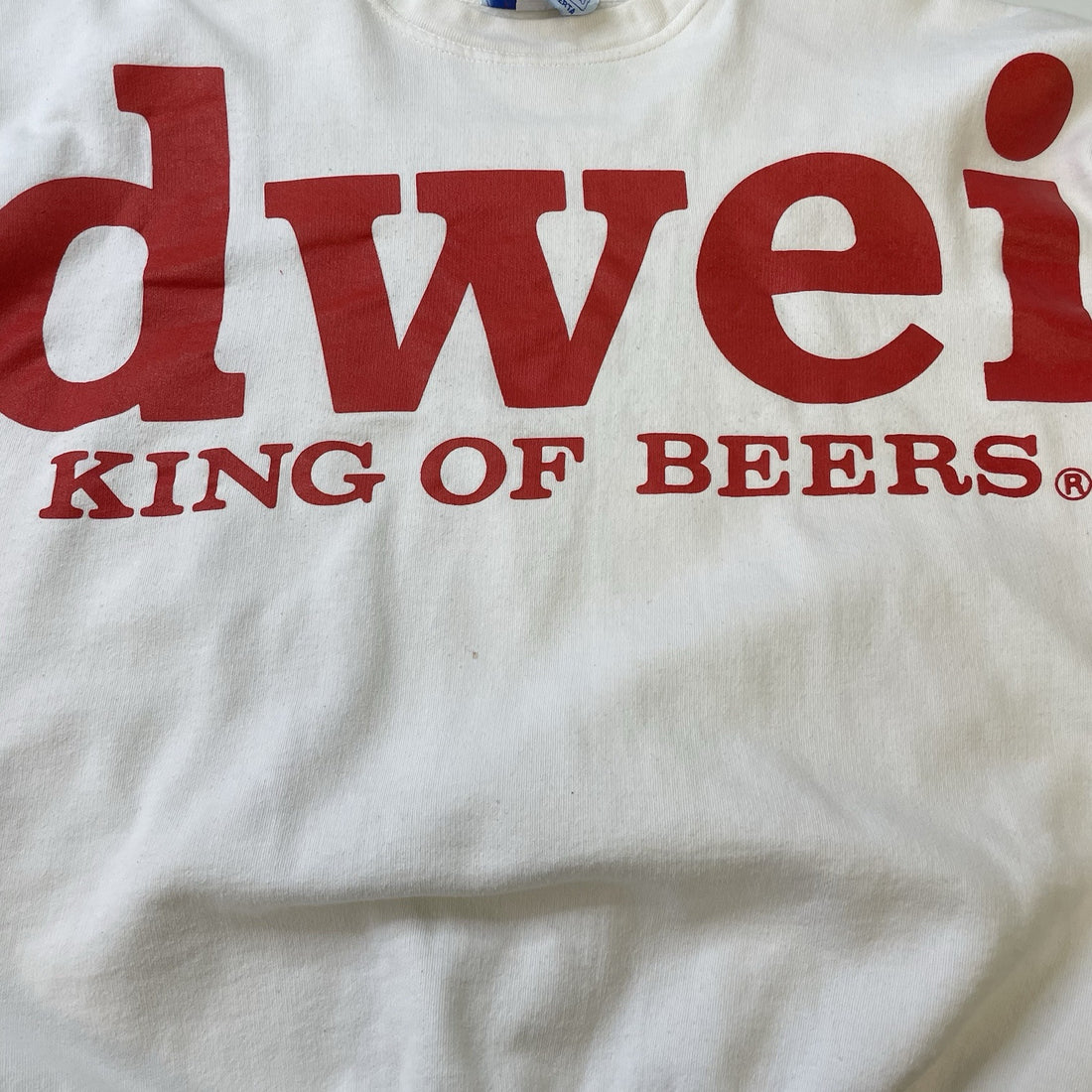 Vintage Budweiser King of Beers Spell Out Sweatshirt One Size Beer Promo 90s