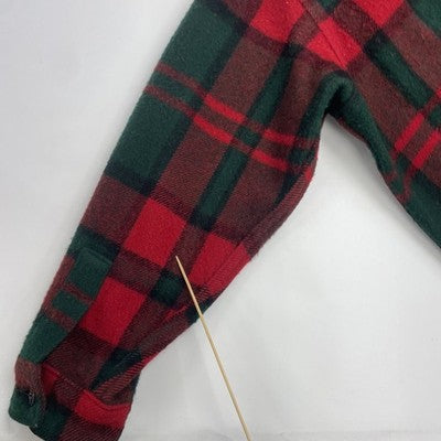 Vintage Woolrich Wool Button Up Shirt Jacket Size XL Plaid