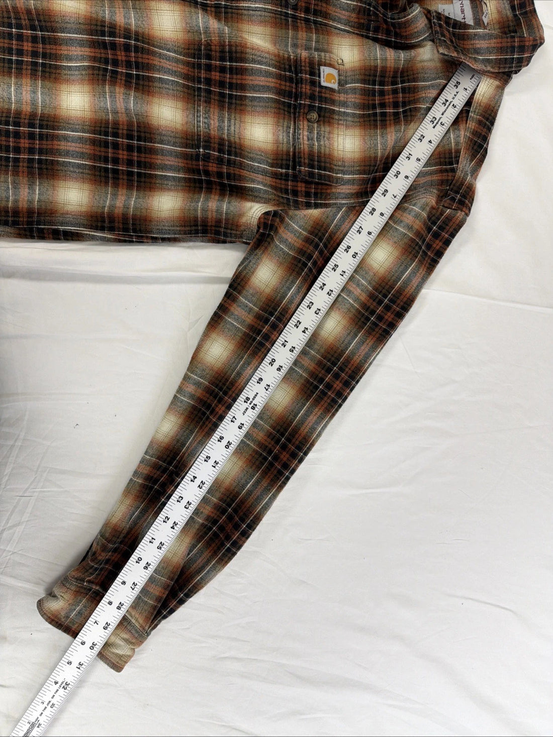 Carhartt Button Up Shirt Size Medium Plaid
