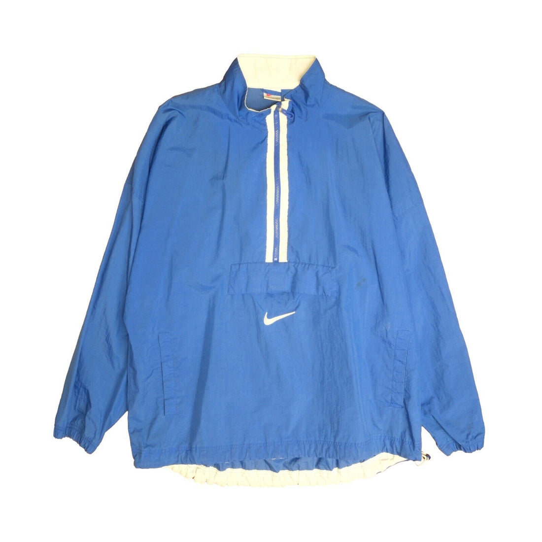 Vintage Nike Anorak Windbreaker Light Jacket Size 2XL Blue 90s