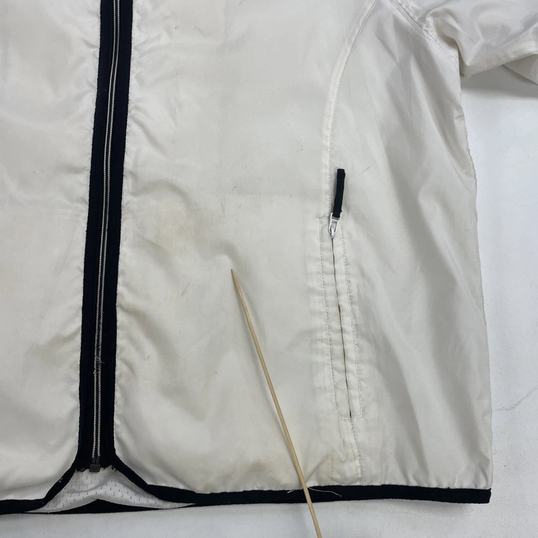 Vintage Nike Windbreaker Light Jacket Size XL White Spell Out