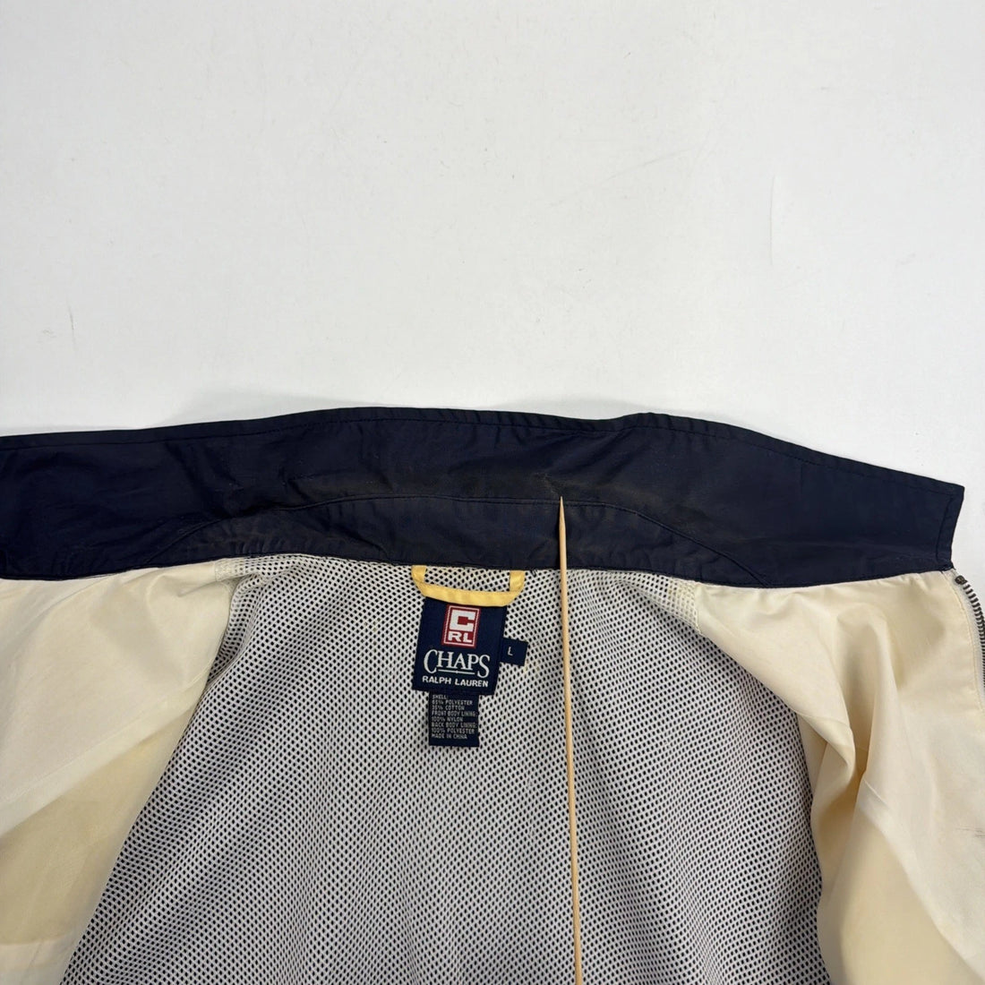 Vintage Chaps Ralph Lauren Windbreaker Light Jacket Size Large