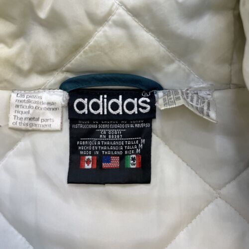 Vintage Adidas Puffer Jacket Size Medium Insulated