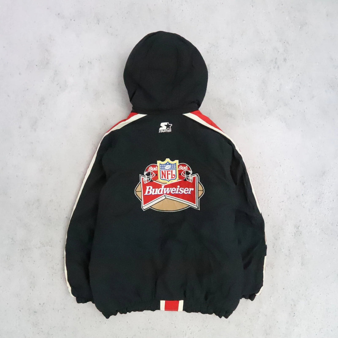 Vintage NFL Budweiser Starter Puffer Jacket Size XL